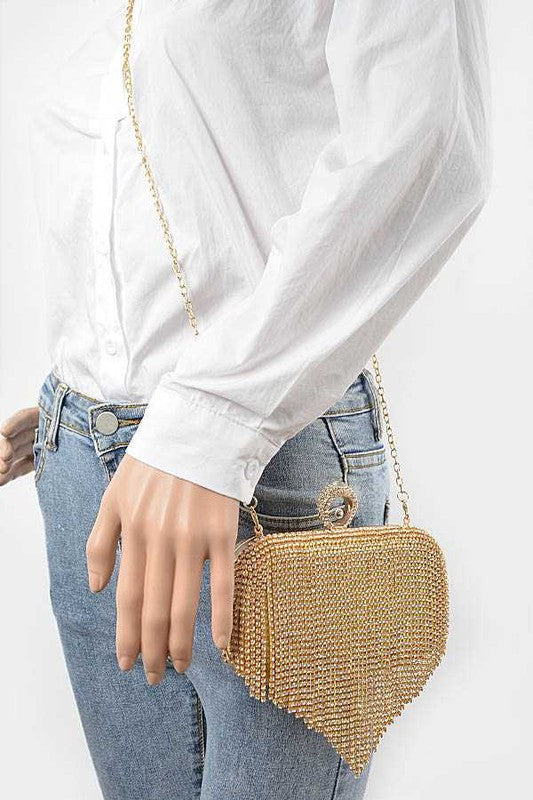 Rhinestone Convertible Clutch