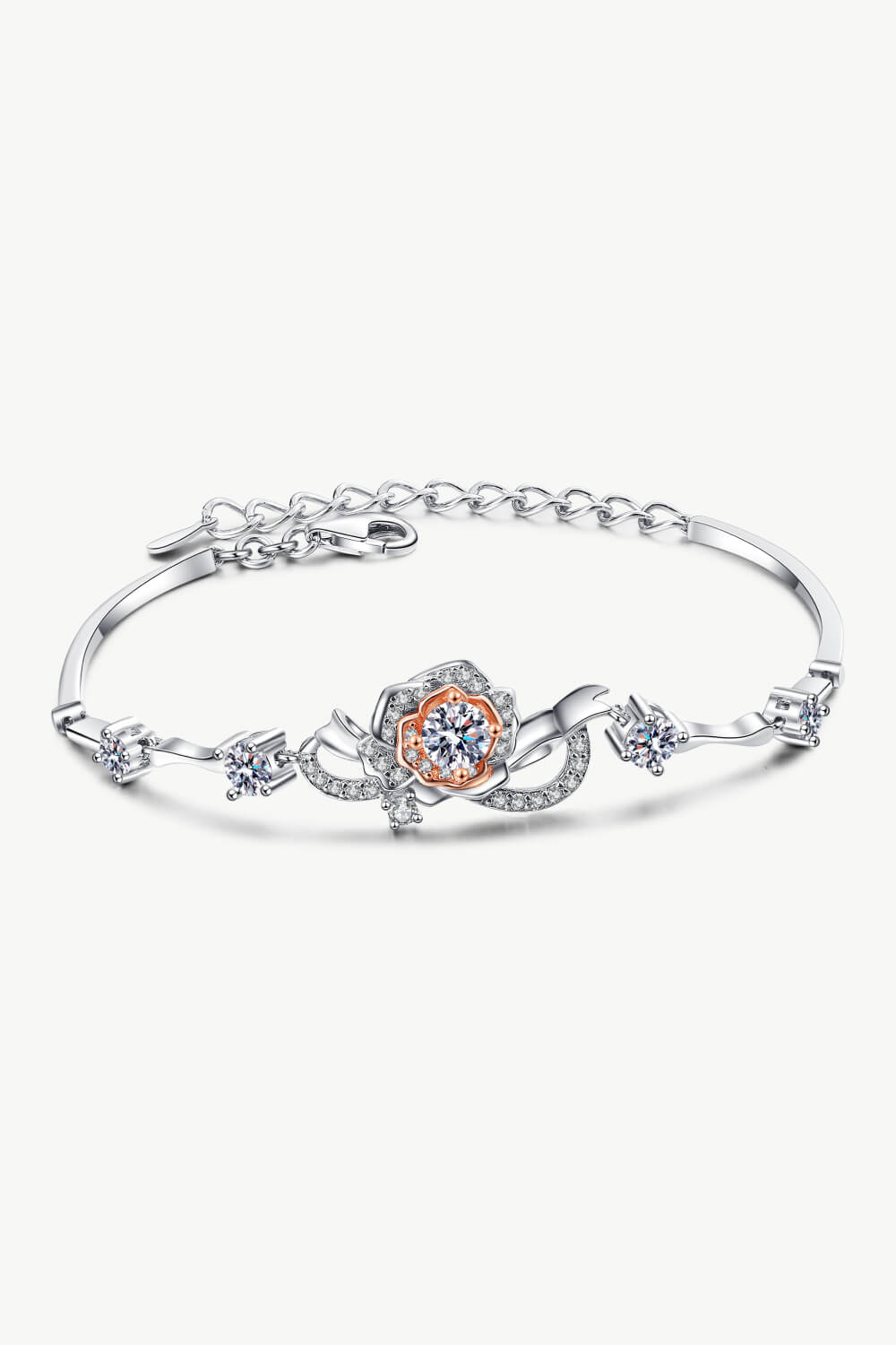 925 Silver Moissanite Bracelet