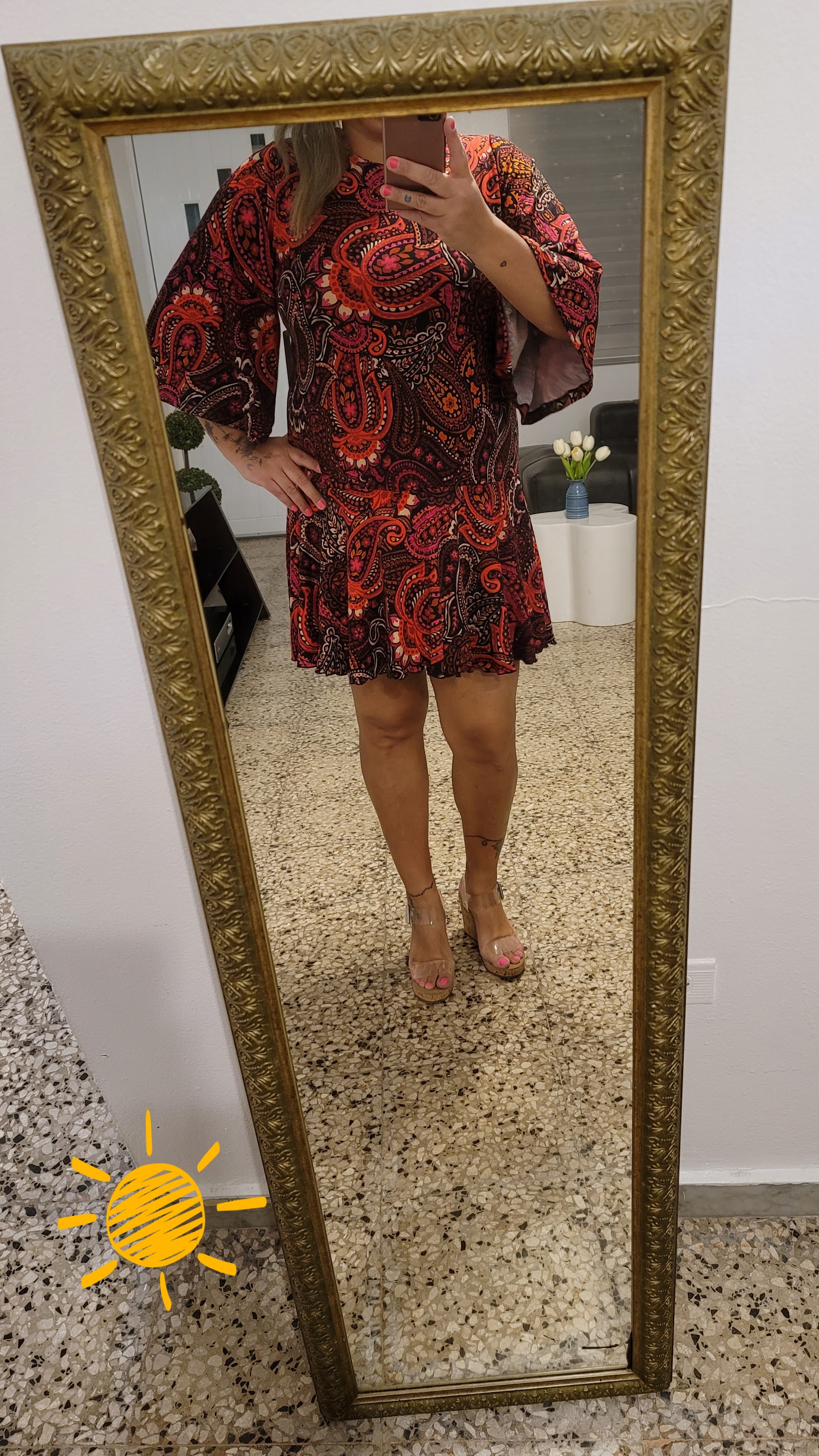 Sangria Short Dress by Pia