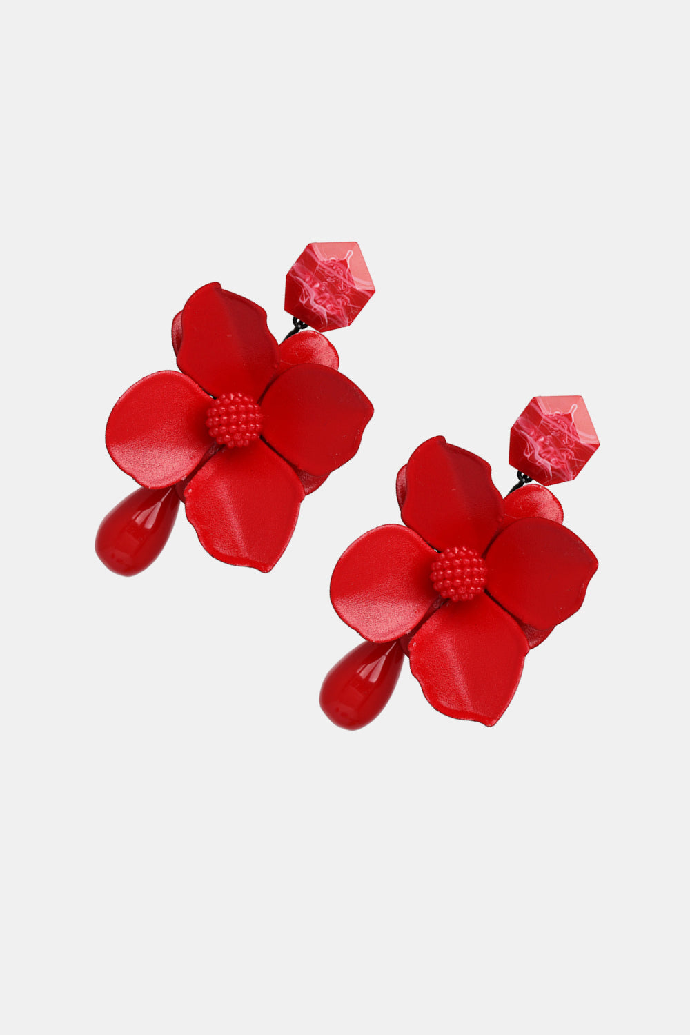 Bloom Flower and Teardrop Earrings