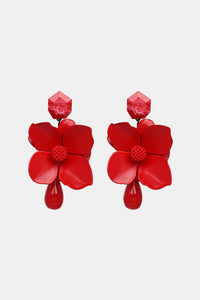 Bloom Flower and Teardrop Earrings