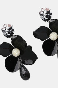 Bloom Flower and Teardrop Earrings
