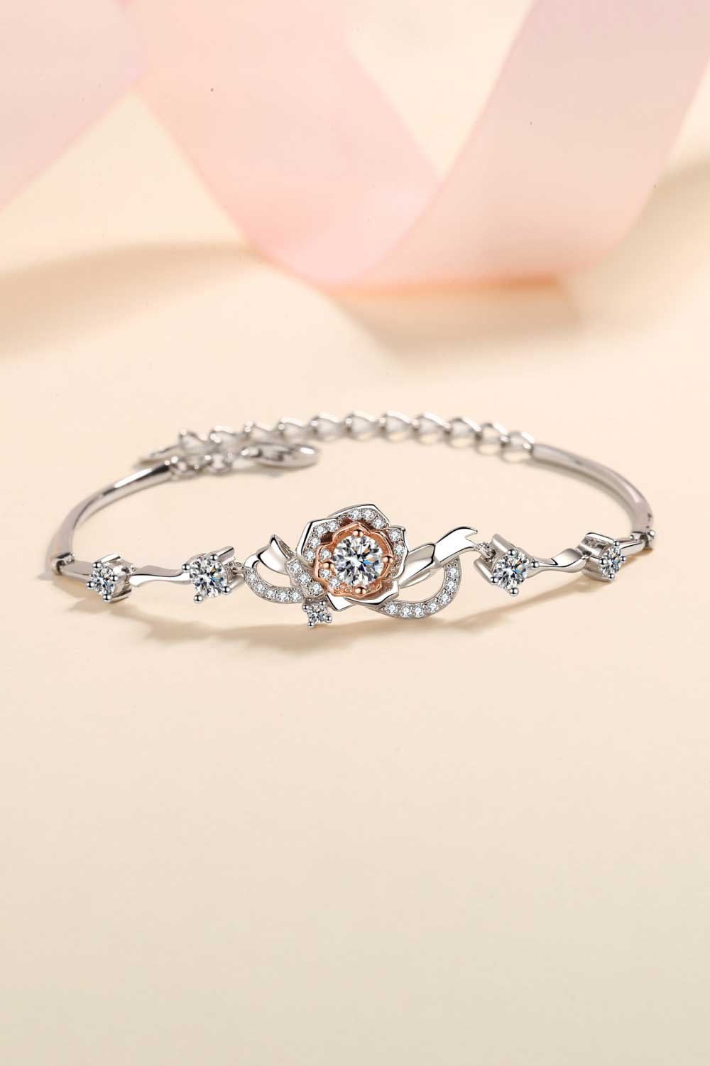 925 Silver Moissanite Bracelet