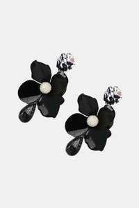 Bloom Flower and Teardrop Earrings