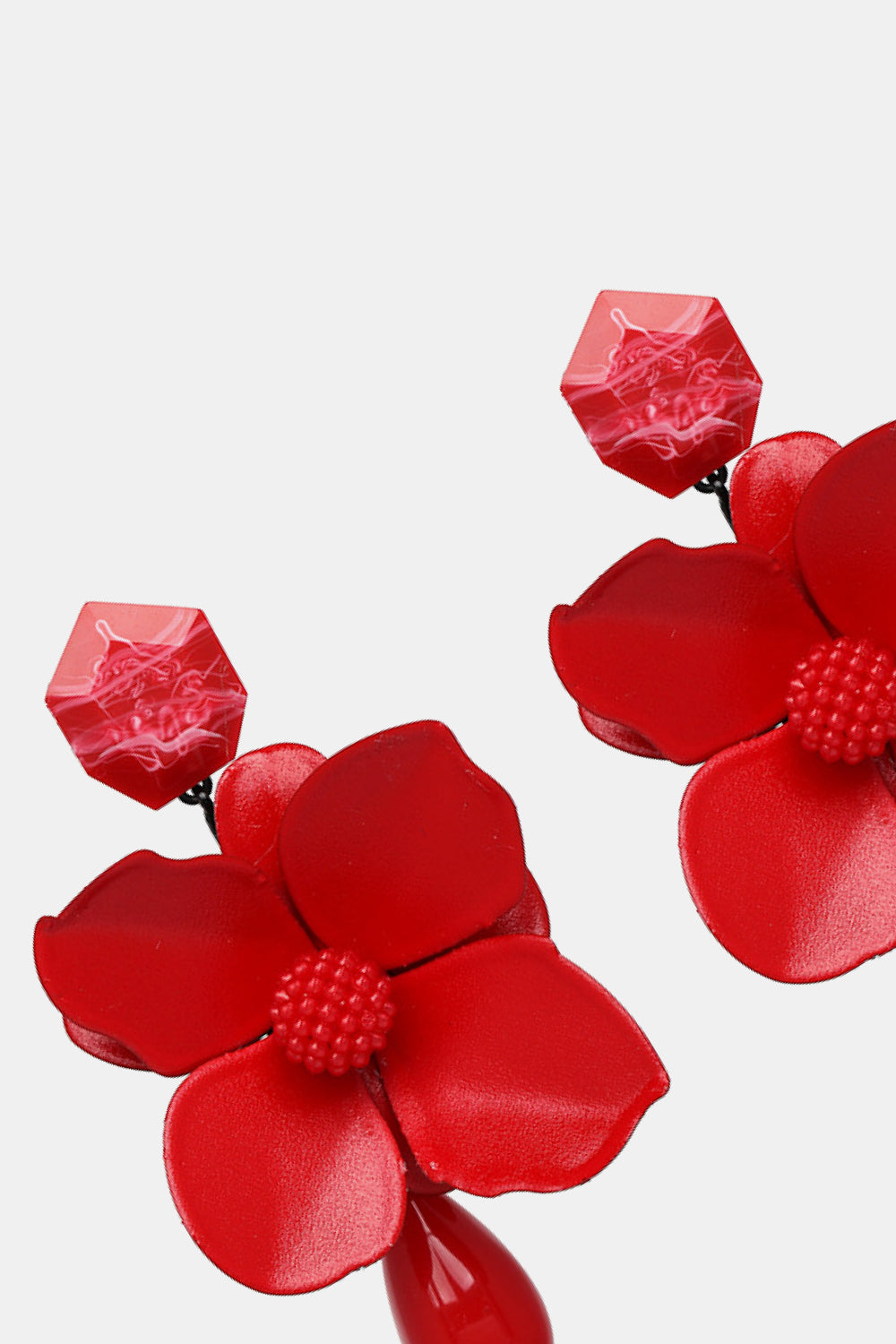 Bloom Flower and Teardrop Earrings