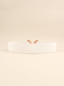 Geometric Buckle Elastic Wide Belt